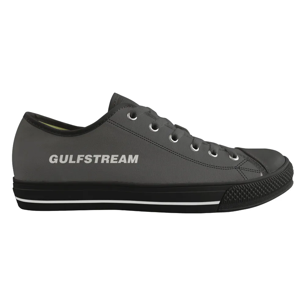 Gulfstream & Text Designed Canvas Shoes (Men)