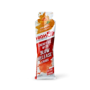 High 5 Energy Gel with Slow Release Carbs Orange