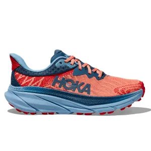 Hoka Challenger 7 Womens | Papaya / Real Teal