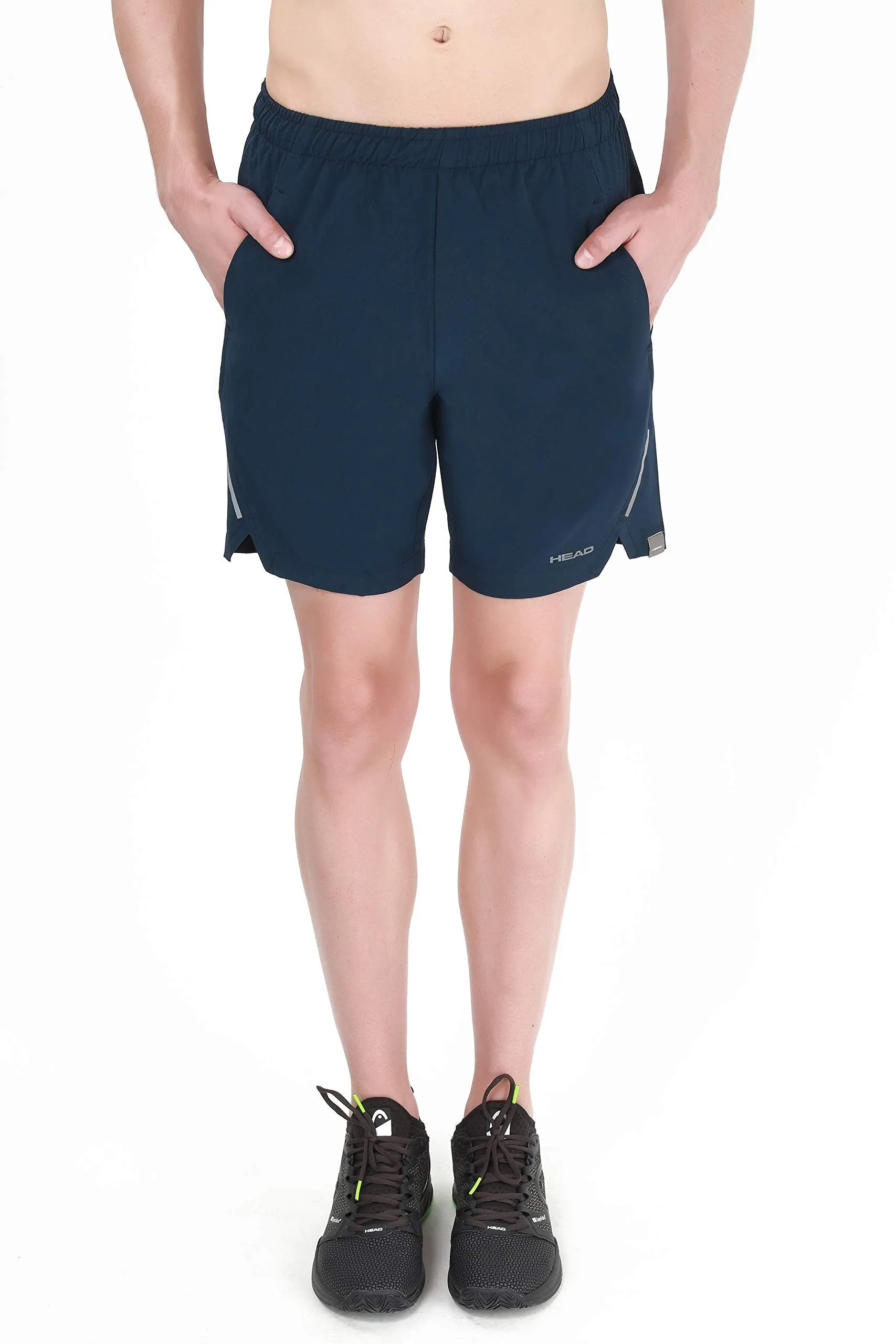 HPS-1087 Polyester Tennis Shorts for Mens | Size - X-Large | Colour - Dark Navy