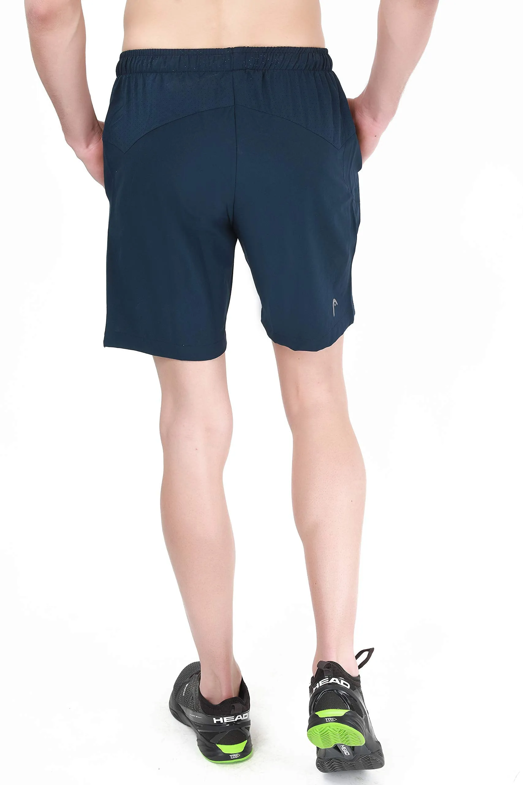 HPS-1087 Polyester Tennis Shorts for Mens | Size - X-Large | Colour - Dark Navy