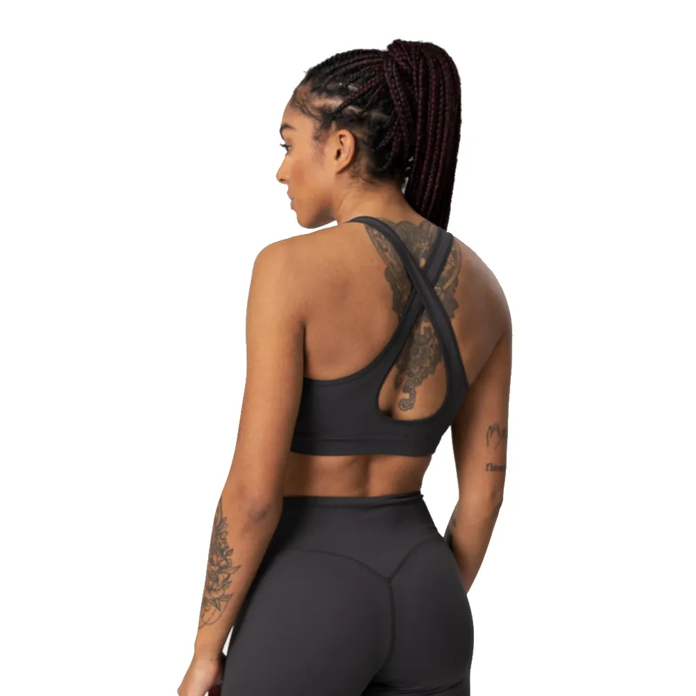 ICANIWILL Classic Sports Bra Anthracite | Buy ICANIWILL Classic Sports Bra Anthracite here | Outnorth