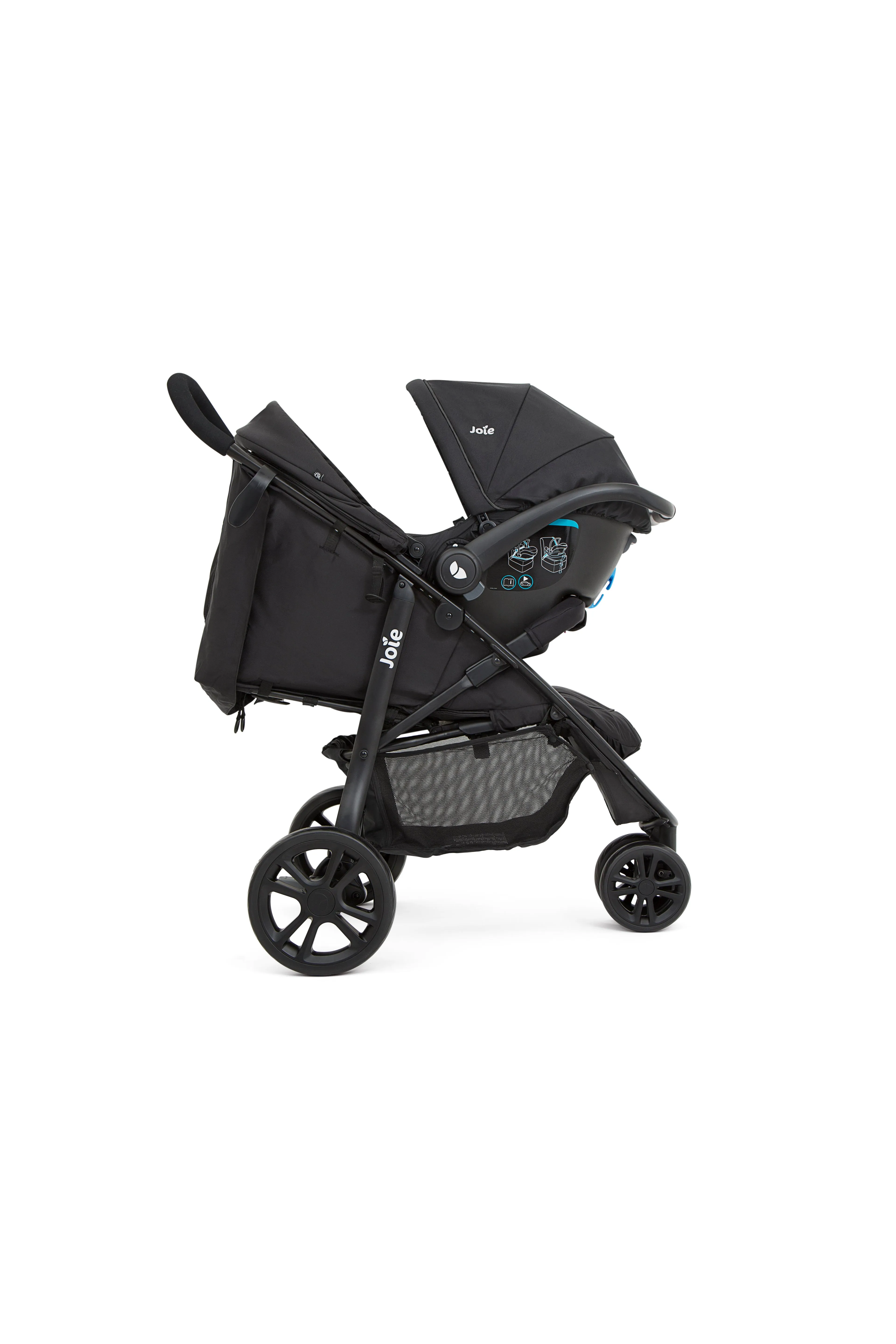 Joie Litetrax 3 Wheel Stroller - Coal