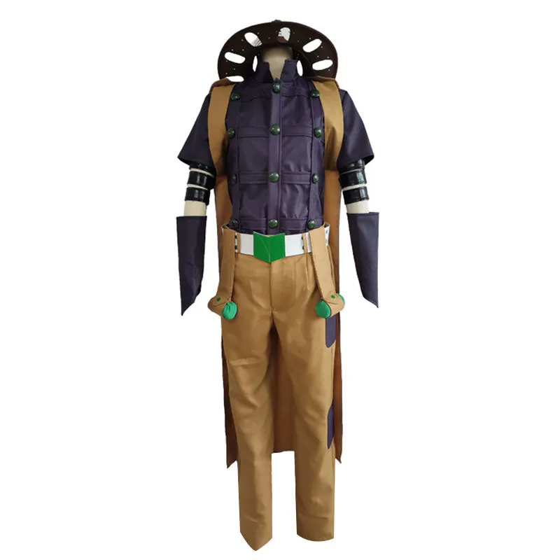 JoJo's Bizarre Adventure Steel Ball Run Gyro Zeppeli Julius Caesar Zeppeli Cosplay Costume