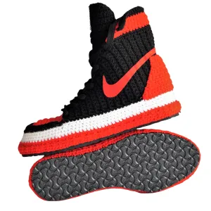 Jordan High Sneakers Plush Custom Slippers Banned Goods Flyknit Shoes