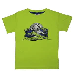 Kids Short Sleeve Tee - Basketball Kicks