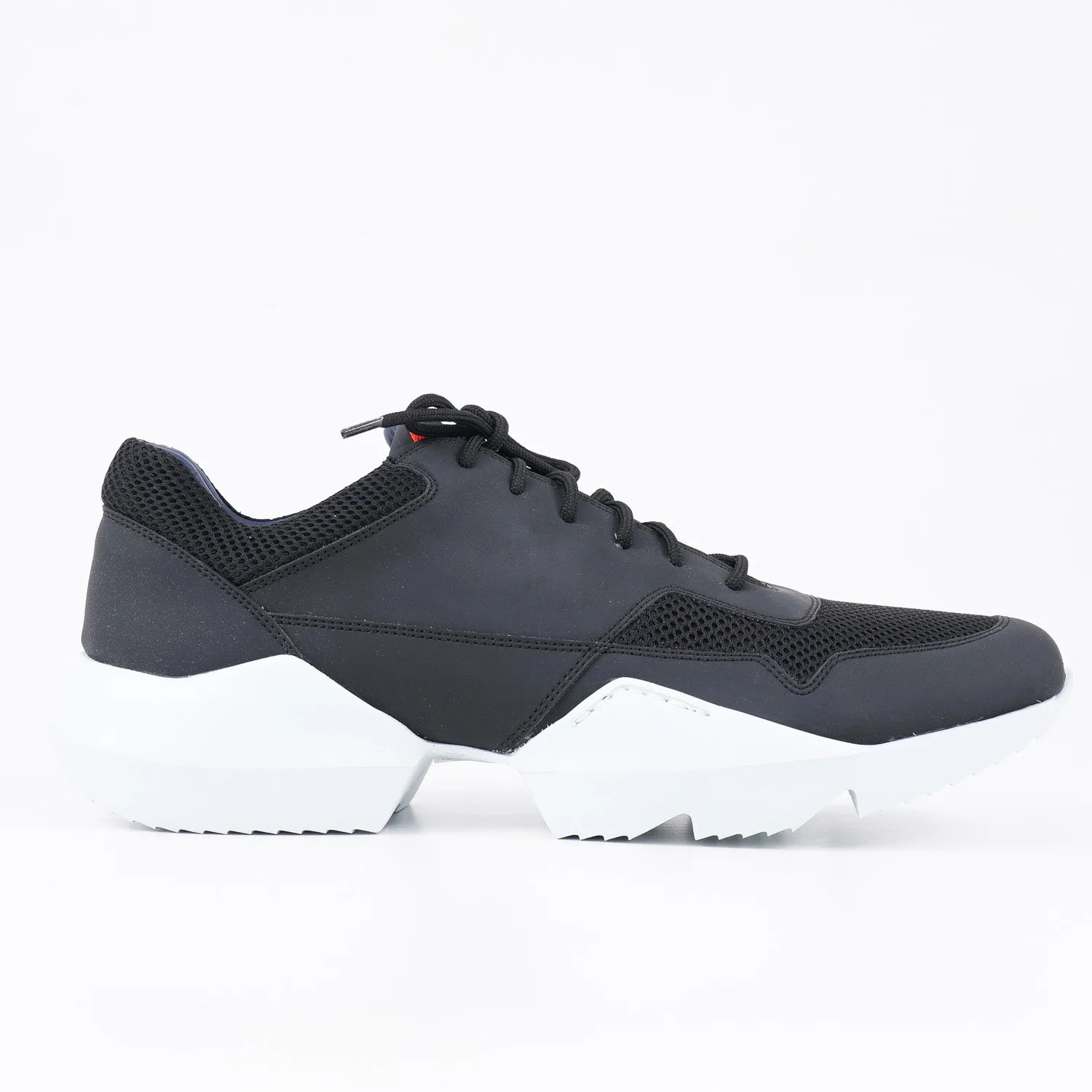 Kiton KNT Leather and Textile Sneakers