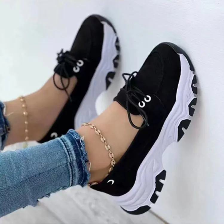 Lace-Up Sneakers For Women - GlamzLife