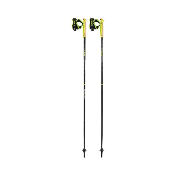 Leki Evotrail FX. ONE TA Trail Running Poles (Black/Neonyellow/Dark Anthracite)