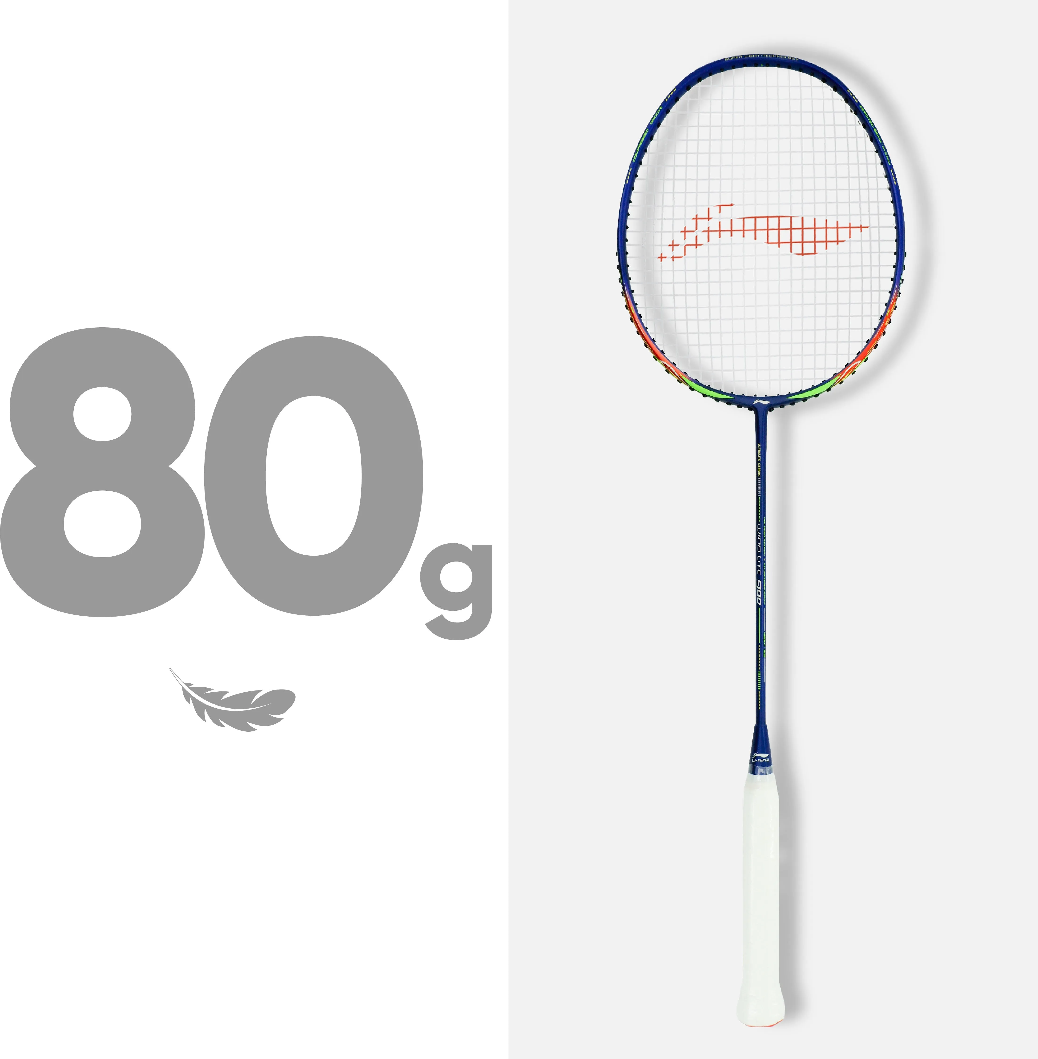 Li-Ning Wind Lite 900 Strung Badminton Racquet (Blue / Red)