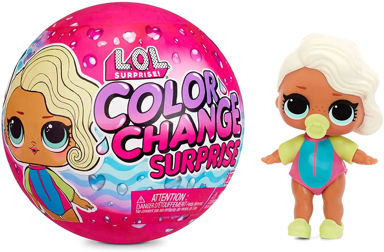 LOL Surprise Color Change Dolls with 7 Surprises Including Outfit and Accessories for Collectible Doll Toy