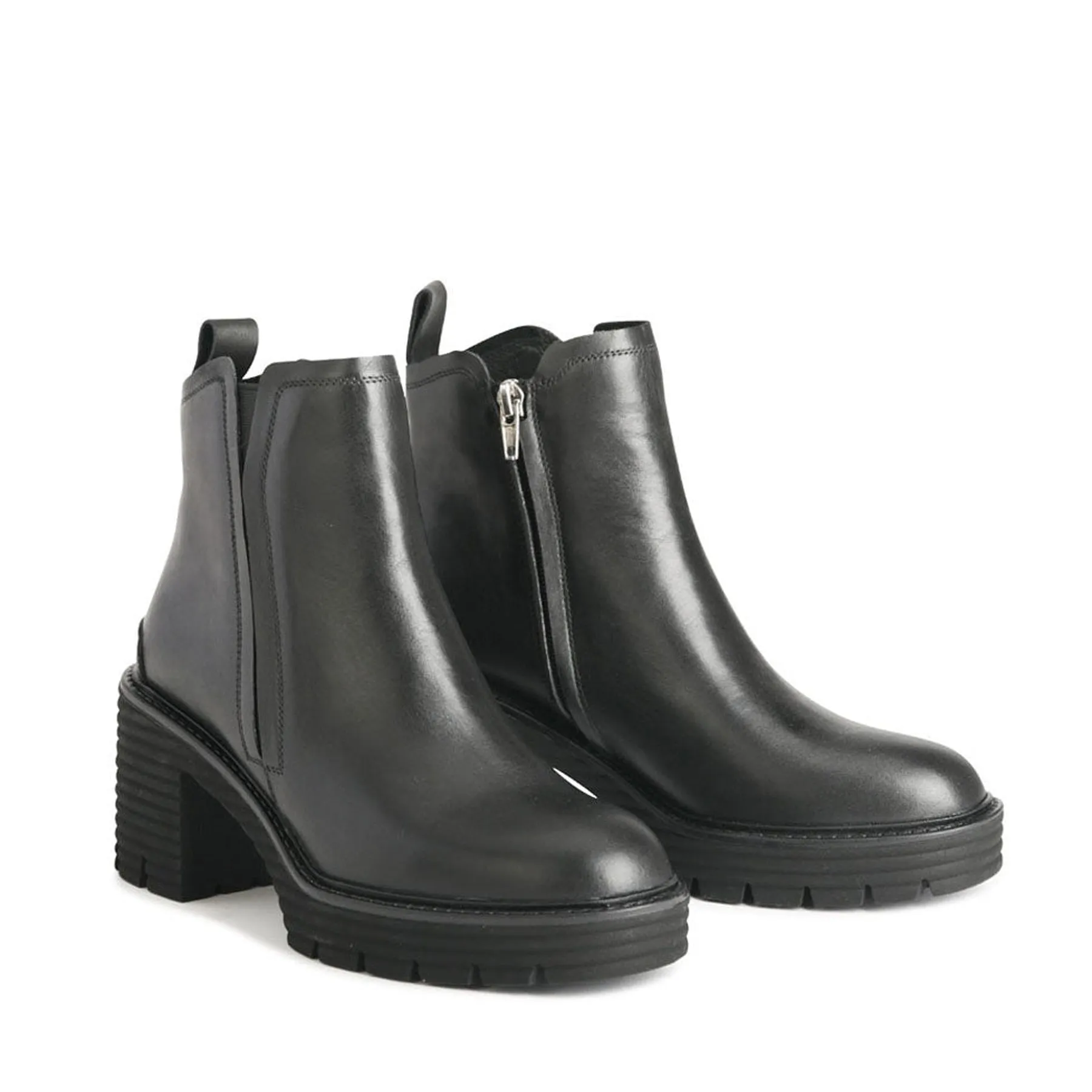 MALINA LEATHER ARCHIVE ANKLE BOOTS