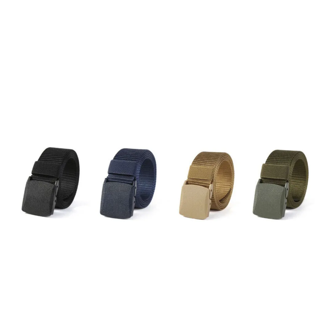 Men's Plastic Cam Buckle Nylon Belt