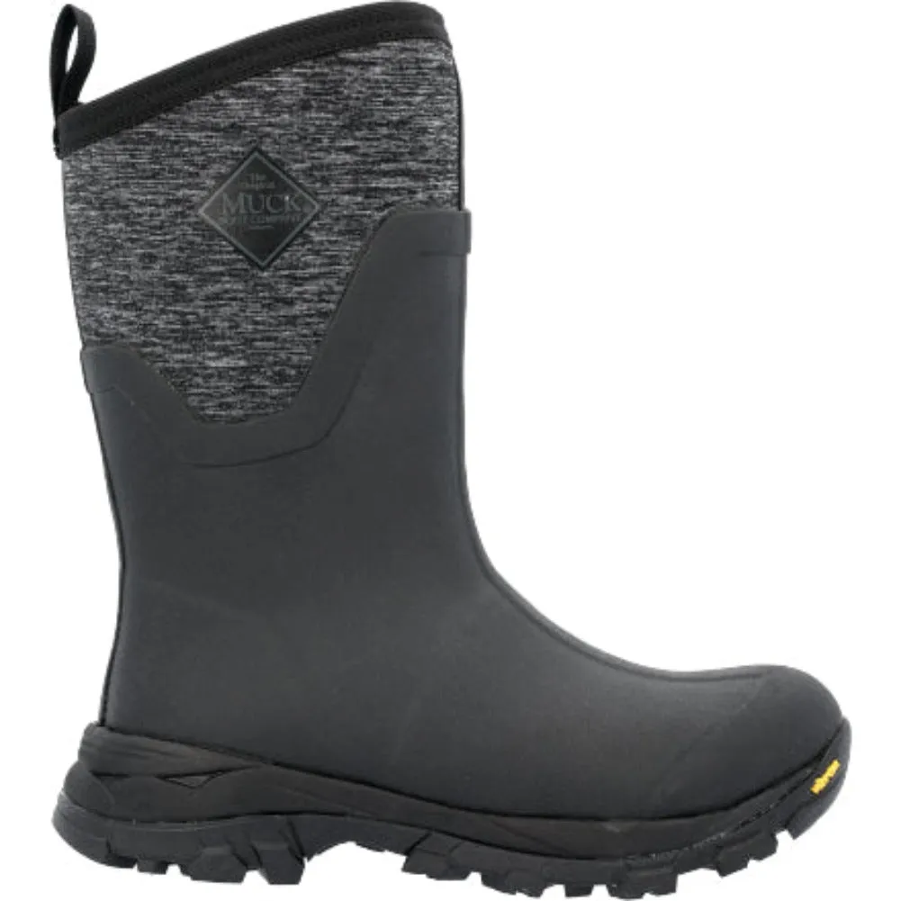 Muck Arctic Grip Women's Mid Boots Vibram Arctic Grip A.t Asvma100 In Black