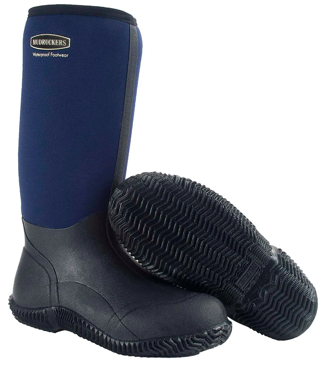 Navy Mudruckers Waterproof Tall Boots