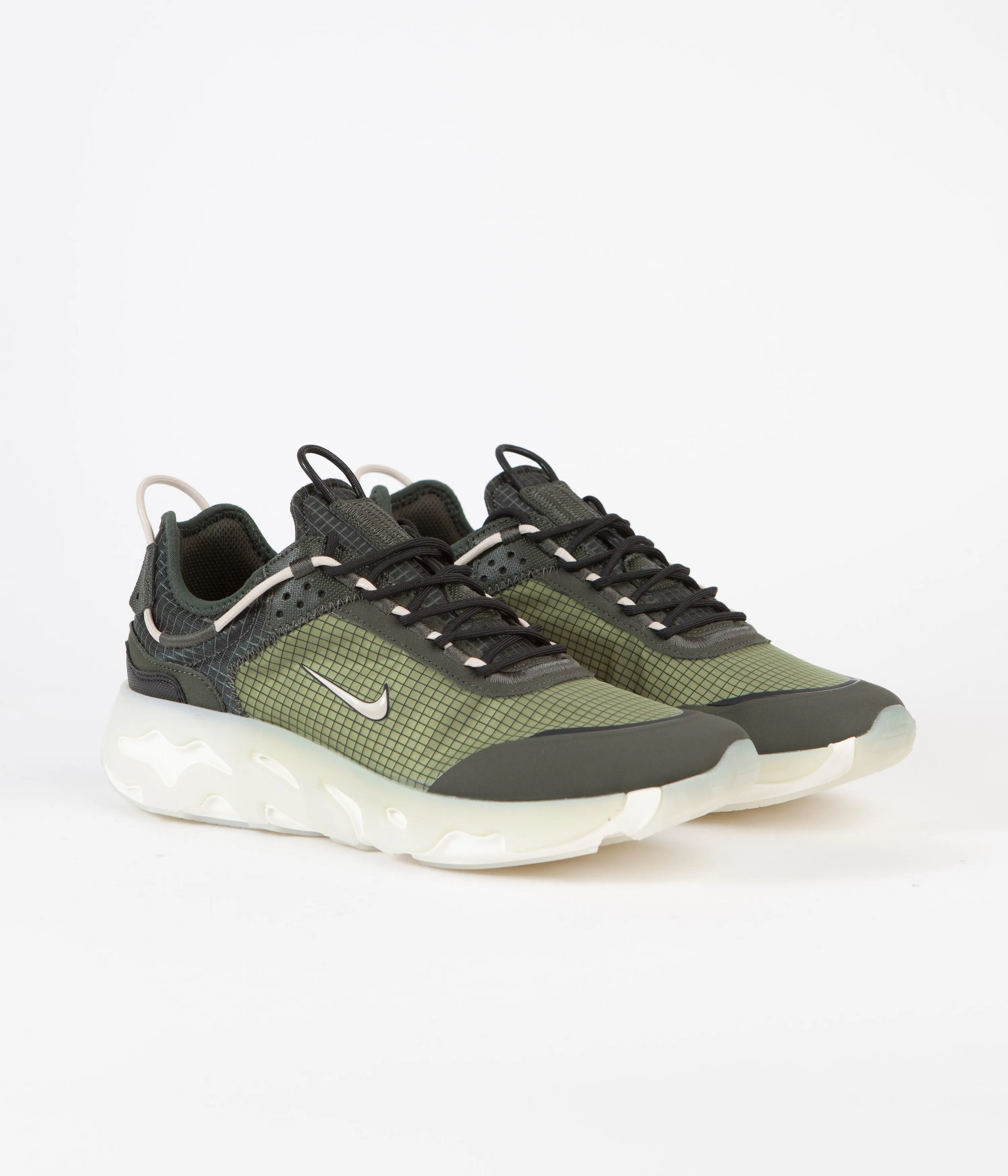 Nike React Live Shoes - Sequoia / Rattan - Black - Medium Olive