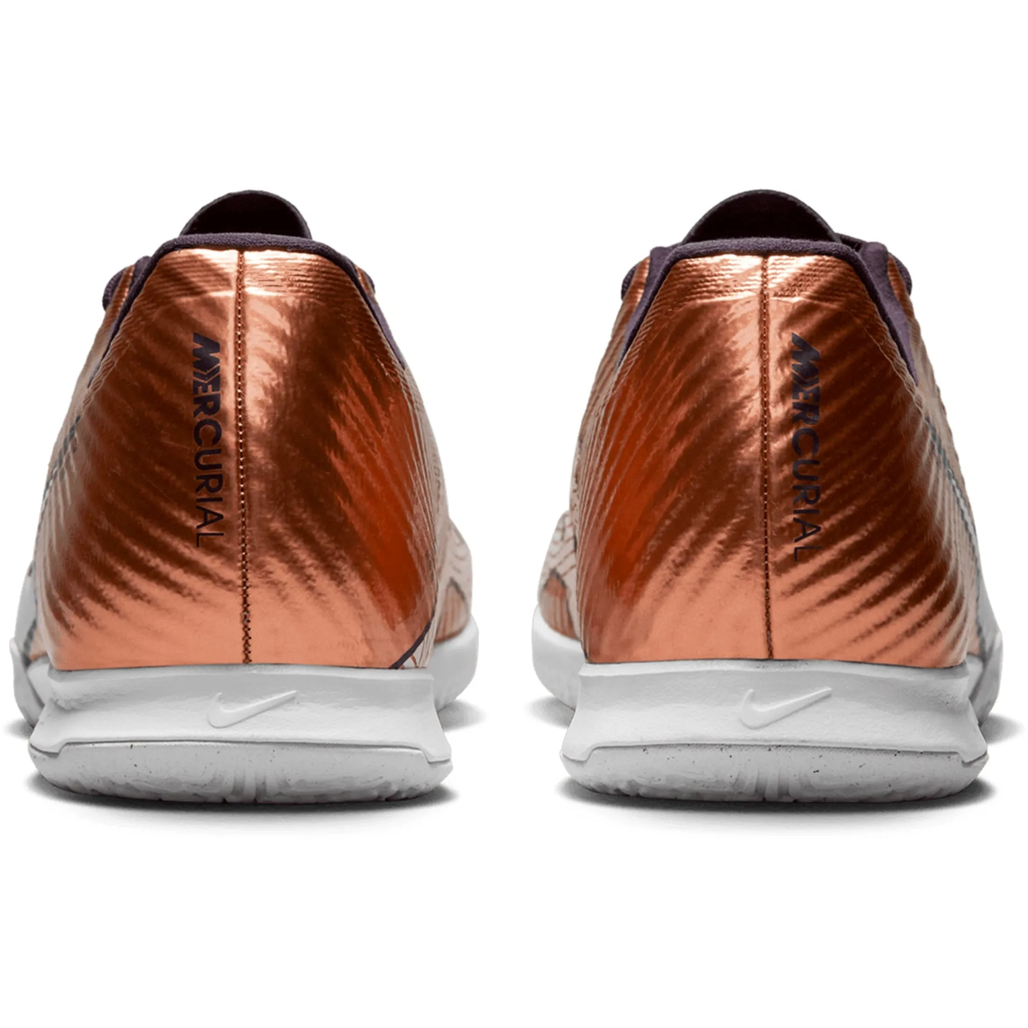 Nike Zoom Mercurial Vapor 15 Academy Q IC Indoor Soccer Shoes - MetallicCopper