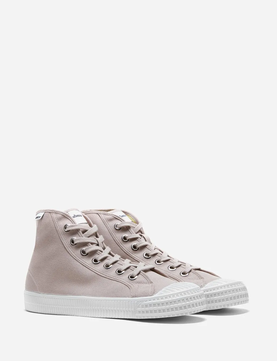 Novesta Star Dribble Hi Trainers (Canvas) - Platan