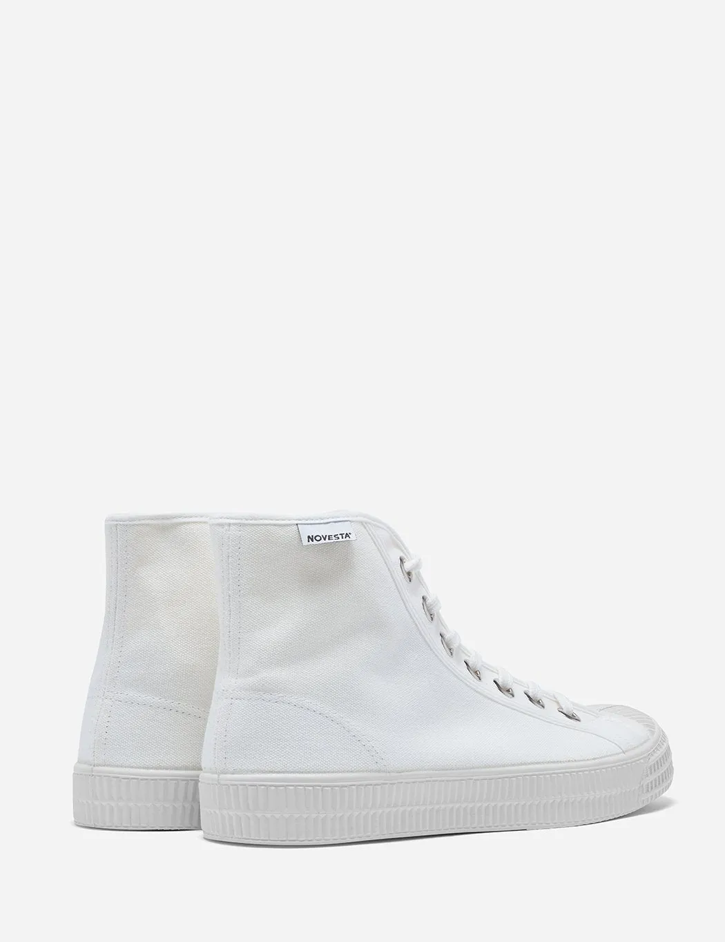 Novesta Star Dribble Hi Trainers (Canvas) - White