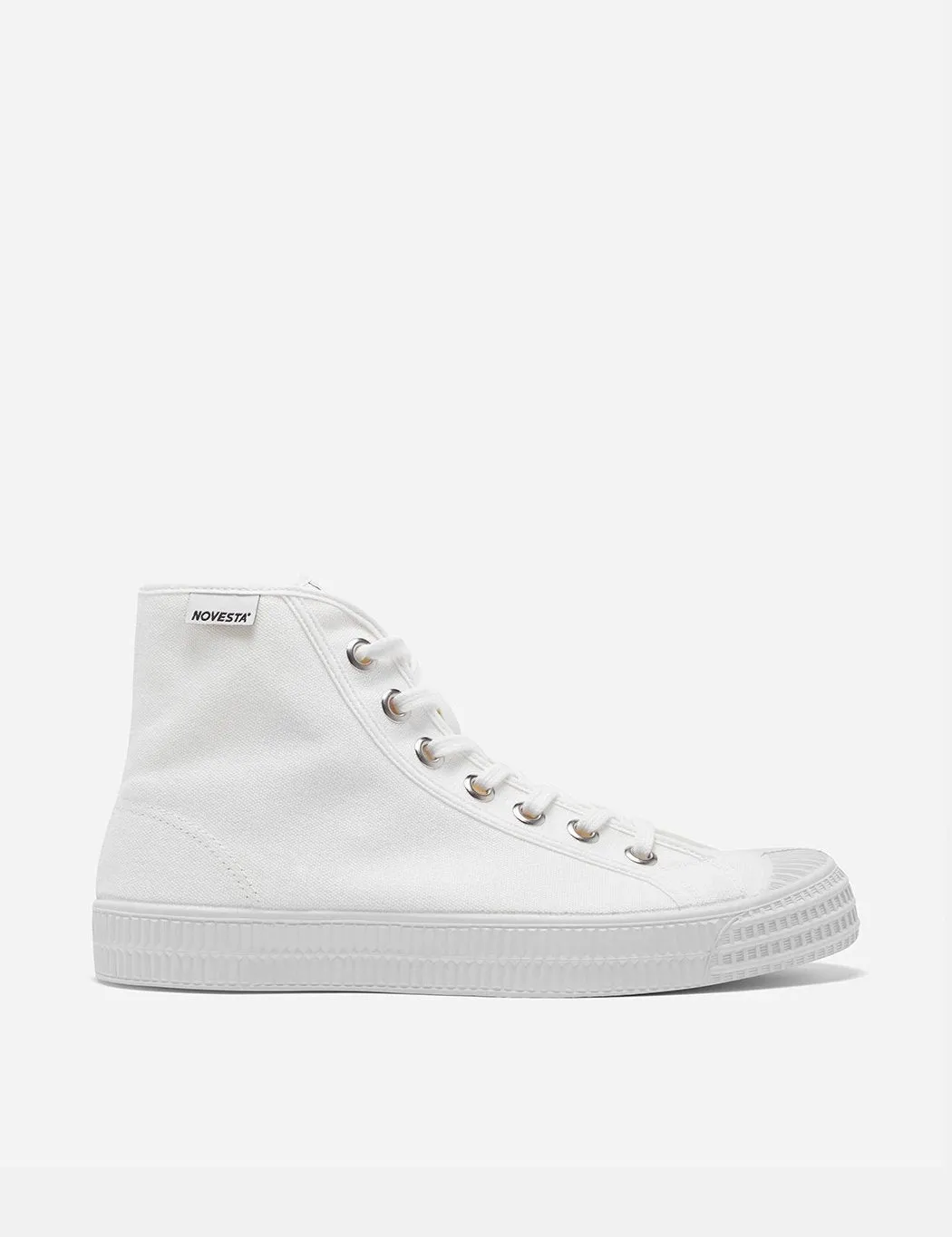 Novesta Star Dribble Hi Trainers (Canvas) - White