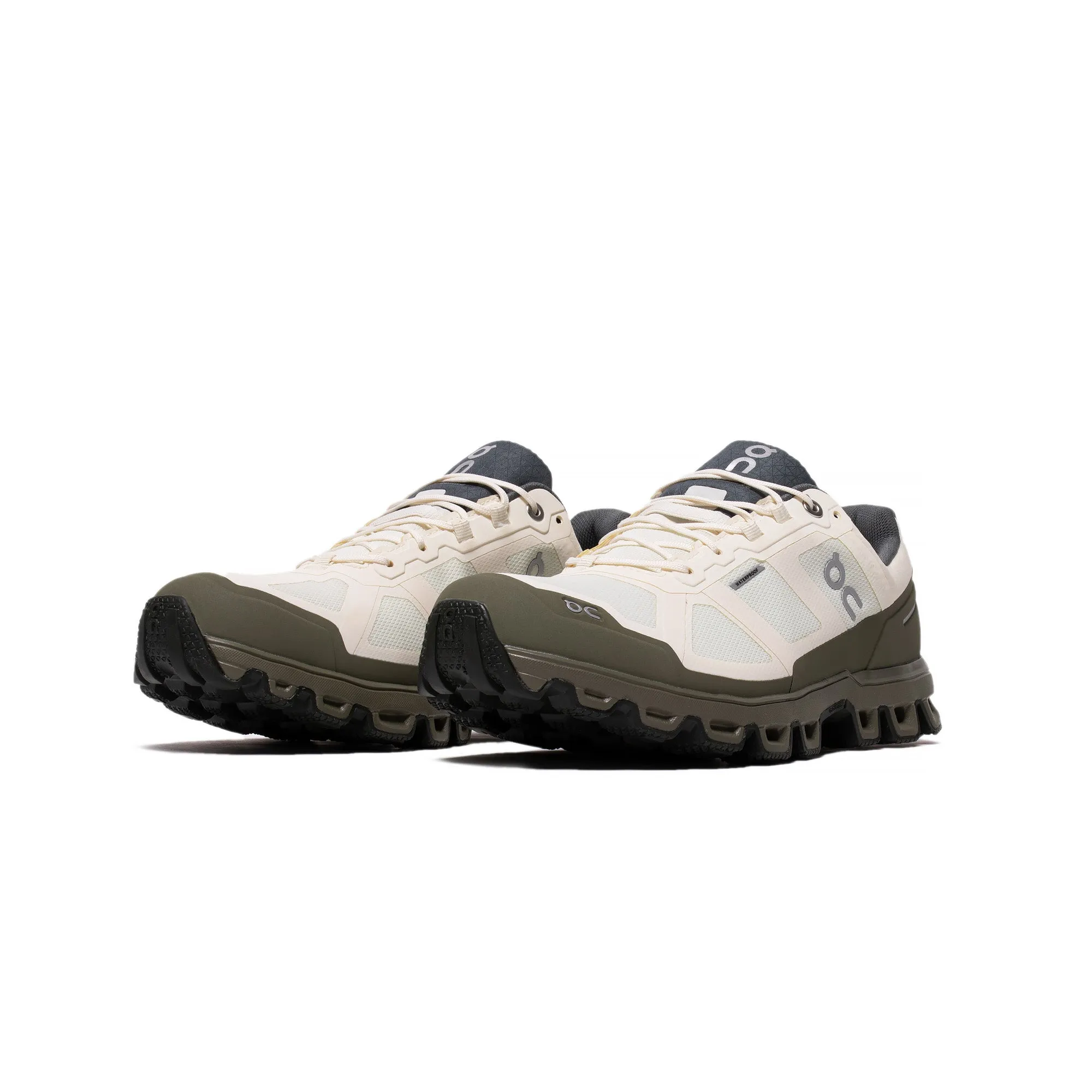 On! Mens Cloudventure Waterproof 'White Fir' Shoes