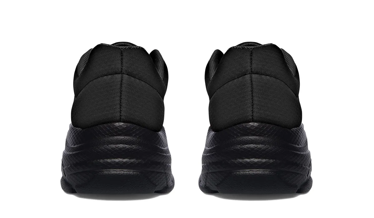 Paint It Black Chunky Sneakers