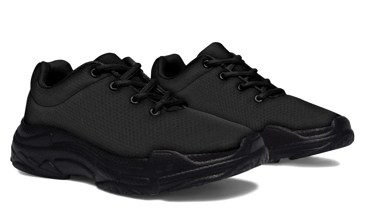 Paint It Black Chunky Sneakers