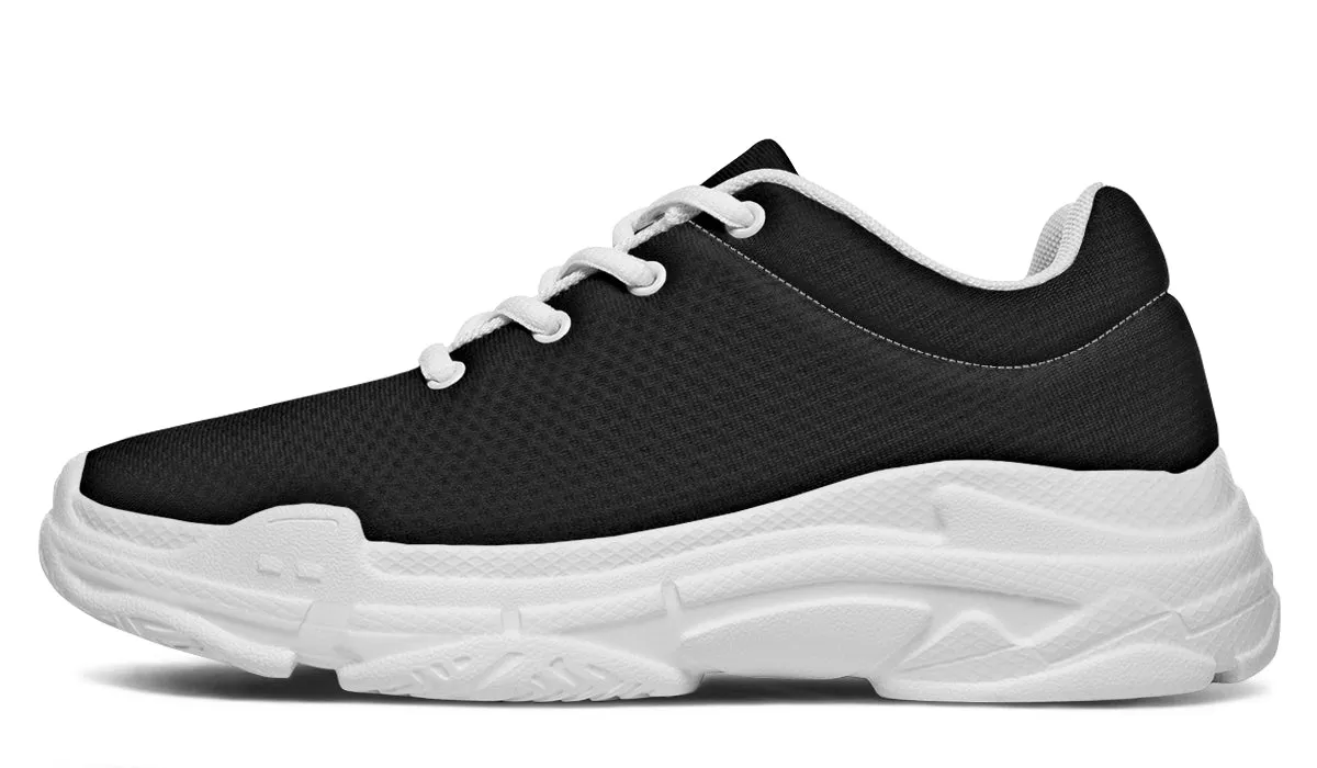 Paint It Black Chunky Sneakers