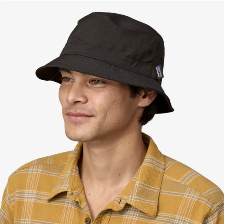 Patagonia Black Wavefarer Bucket Hat