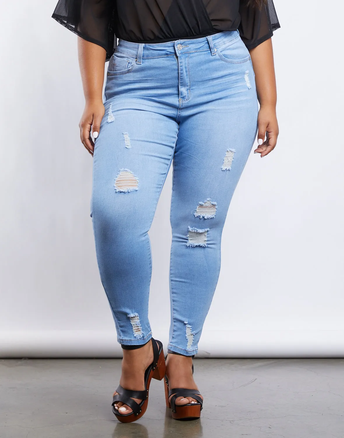 Plus Size Lilia Ripped Jeans