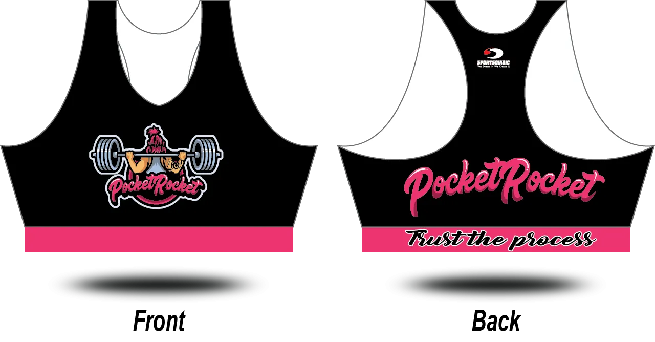 POCKET ROCKET - Racer Crop Top