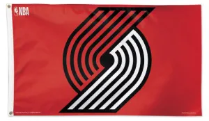 Portland Trailblazers Official NBA Basketball 3'x5' DELUXE Team Banner Flag - Wincraft