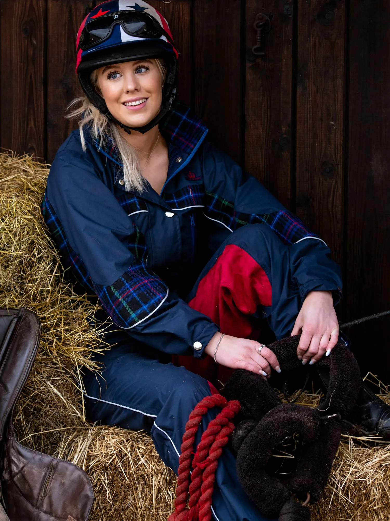 PRIDE OF WALES TARTAN Lightweight Posh Muckerz® Ladies Coveralls