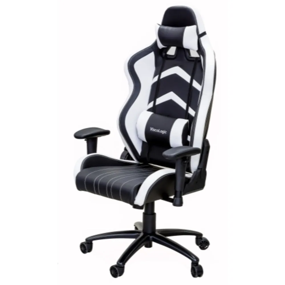 PRO-X SERIES/ 7608 GAMING CHAIR (WHITE & BLACK)