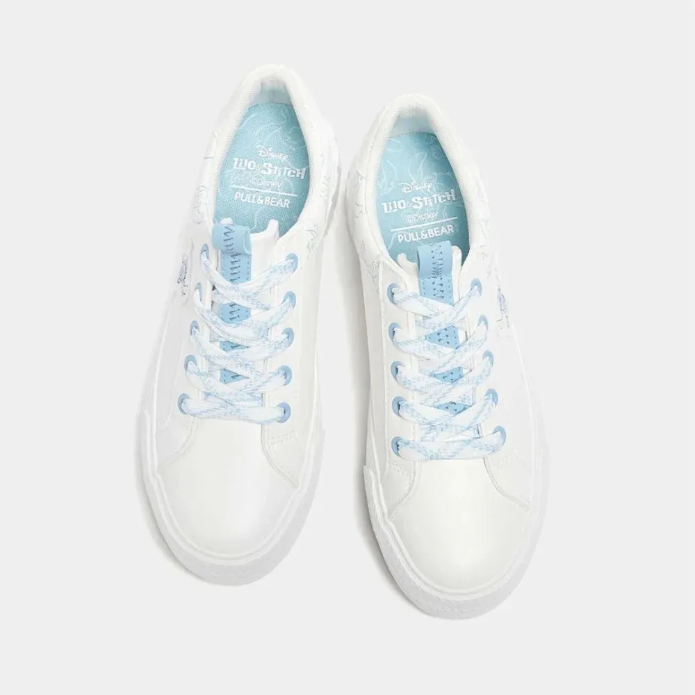 Pull & Bear LILO & STITCH Sneakers Women - WHTBLU