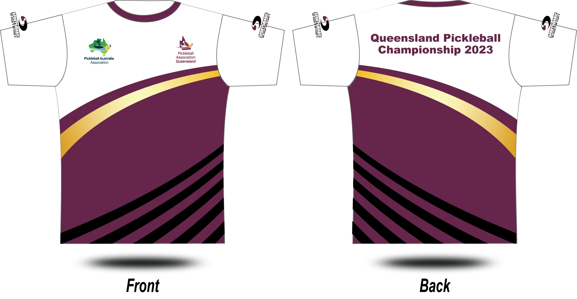 QUEENSLAND PICKLEBALL - 2023 Championship Tee A