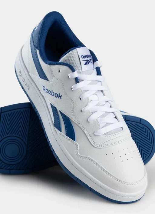 REEBOK MEN'S BB1000 WHITE/BLUE SNEAKER SHOES