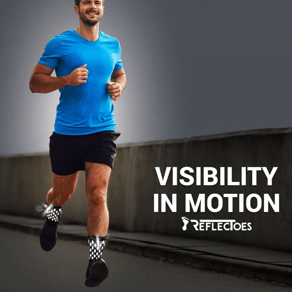 Reflectoes Reflective Socks For Cycling and Running