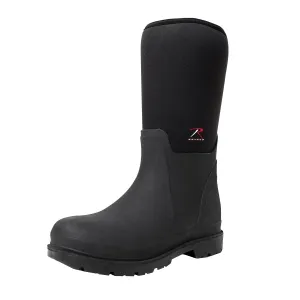 Rothco Waterproof Rubber Boots - Black - 14.5 Inch