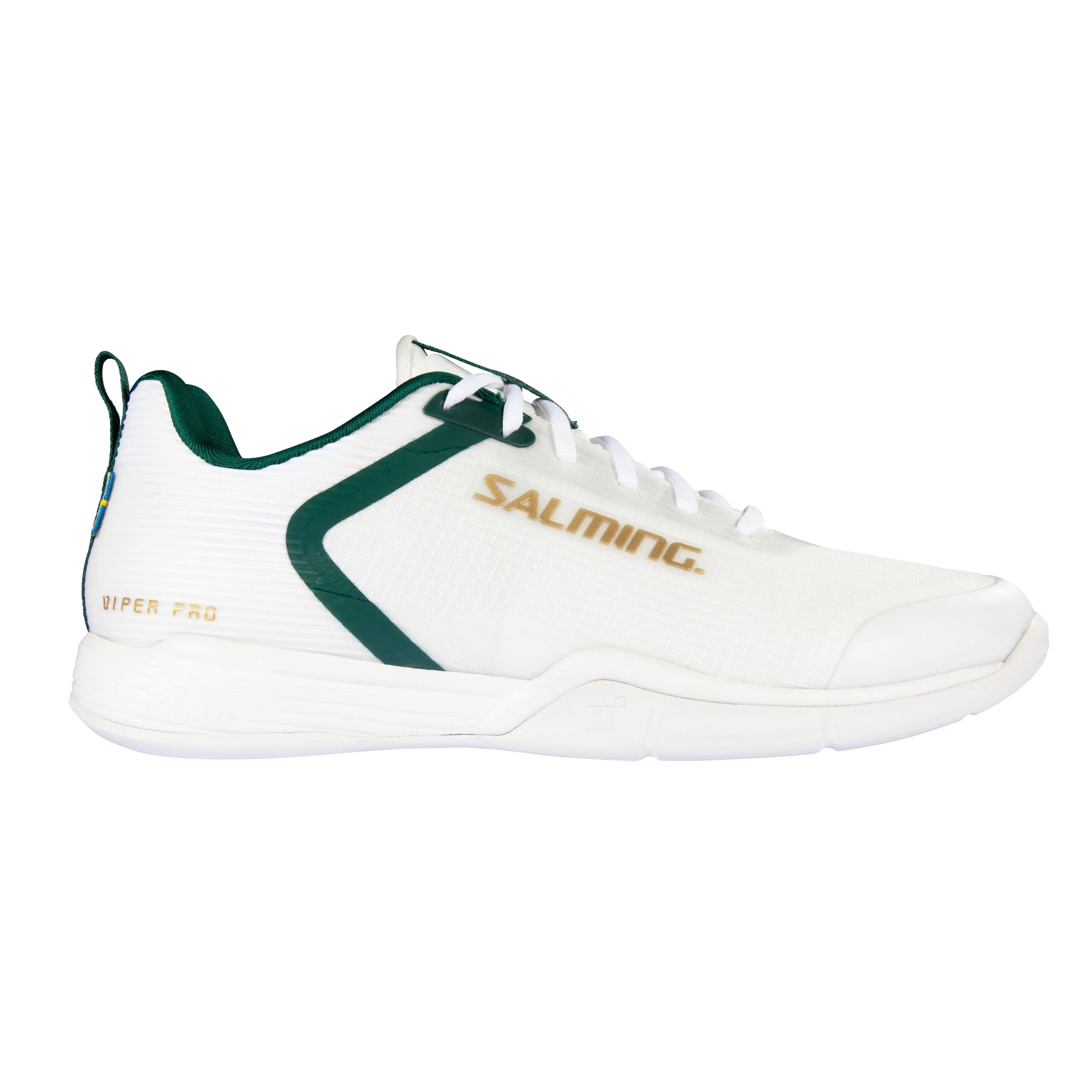 Salming Viper Pro White Green Unisex Court Shoe