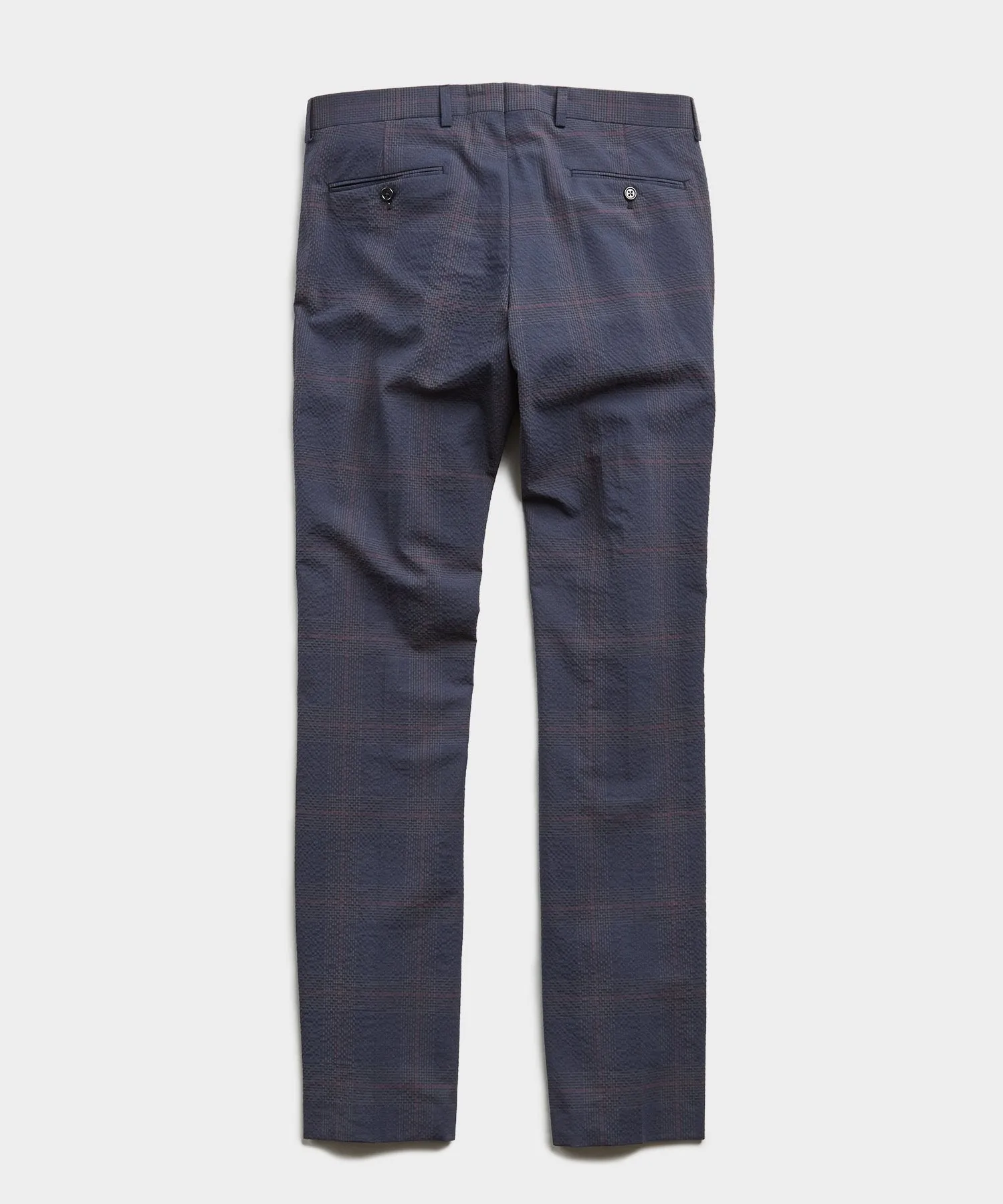 Seersucker Windowpane Tab Dress Trouser