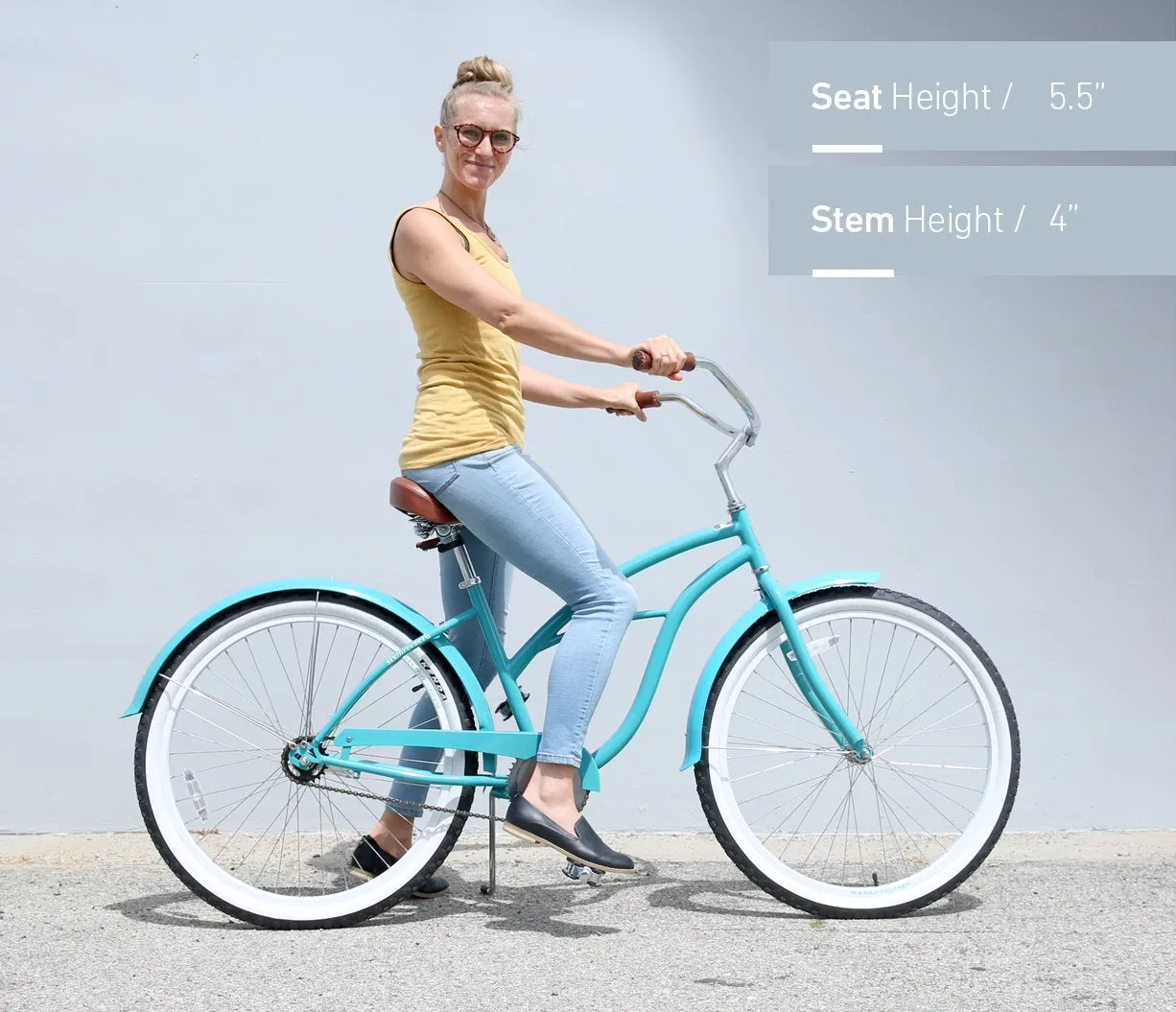 sixthreezero Scholar Woman Single Speed 26" Cruiser Bicycle