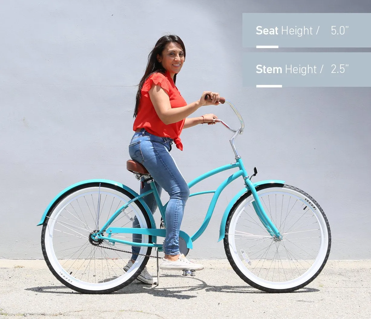 sixthreezero Scholar Woman Single Speed 26" Cruiser Bicycle