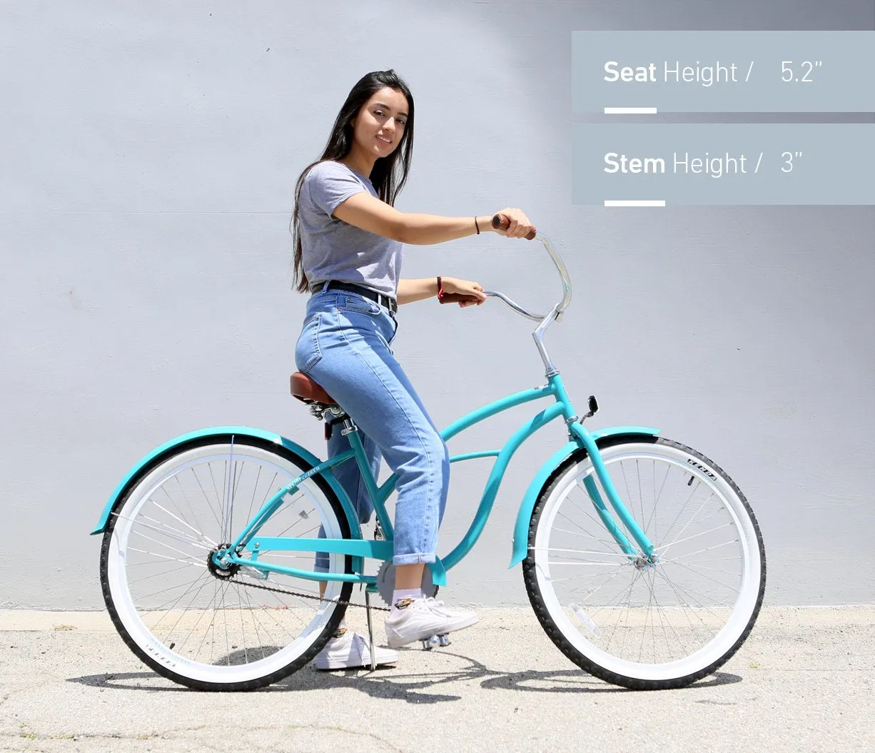 sixthreezero Scholar Woman Single Speed 26" Cruiser Bicycle