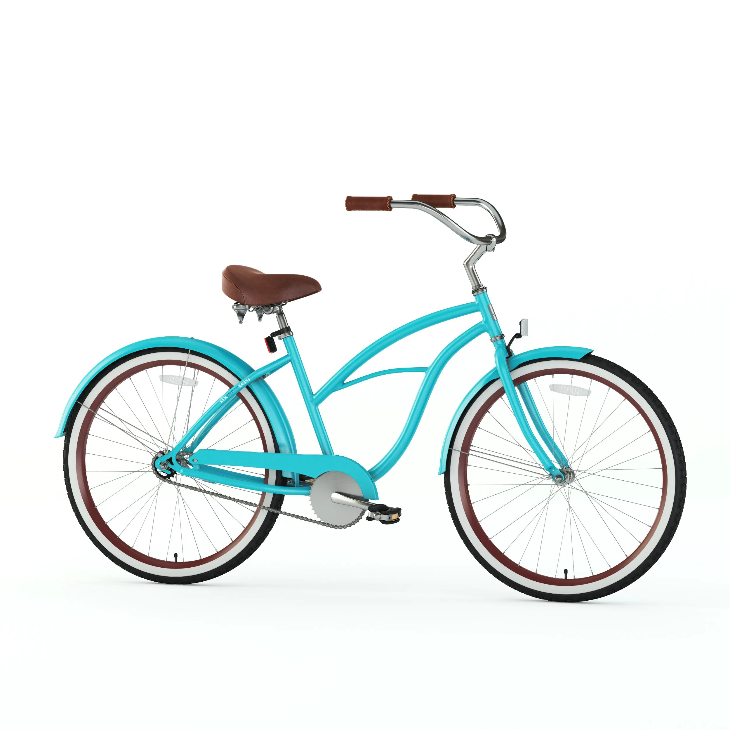 sixthreezero Teal Women's 26" 21 Speed Beach Cruiser Bicycle