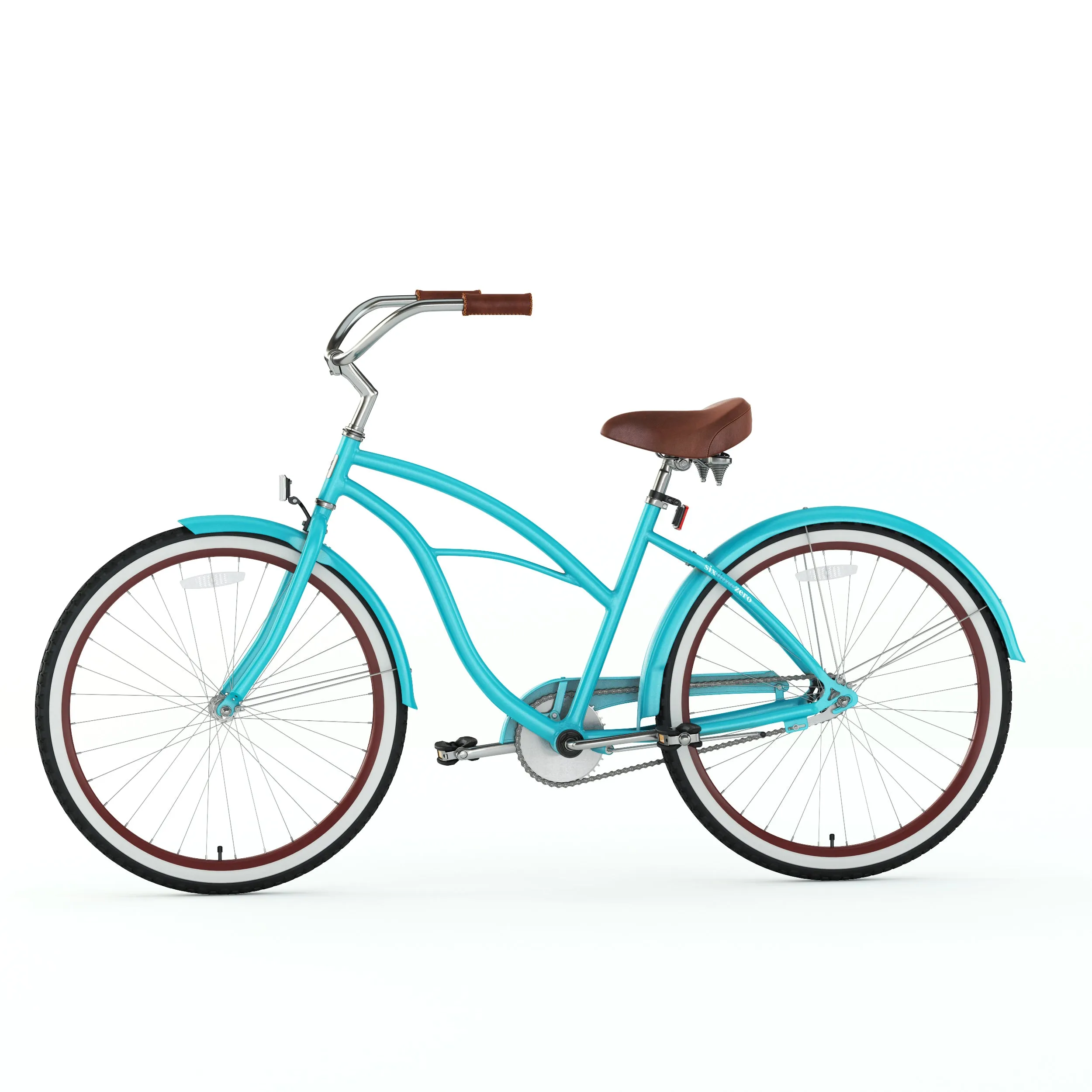 sixthreezero Teal Women's 26" 21 Speed Beach Cruiser Bicycle