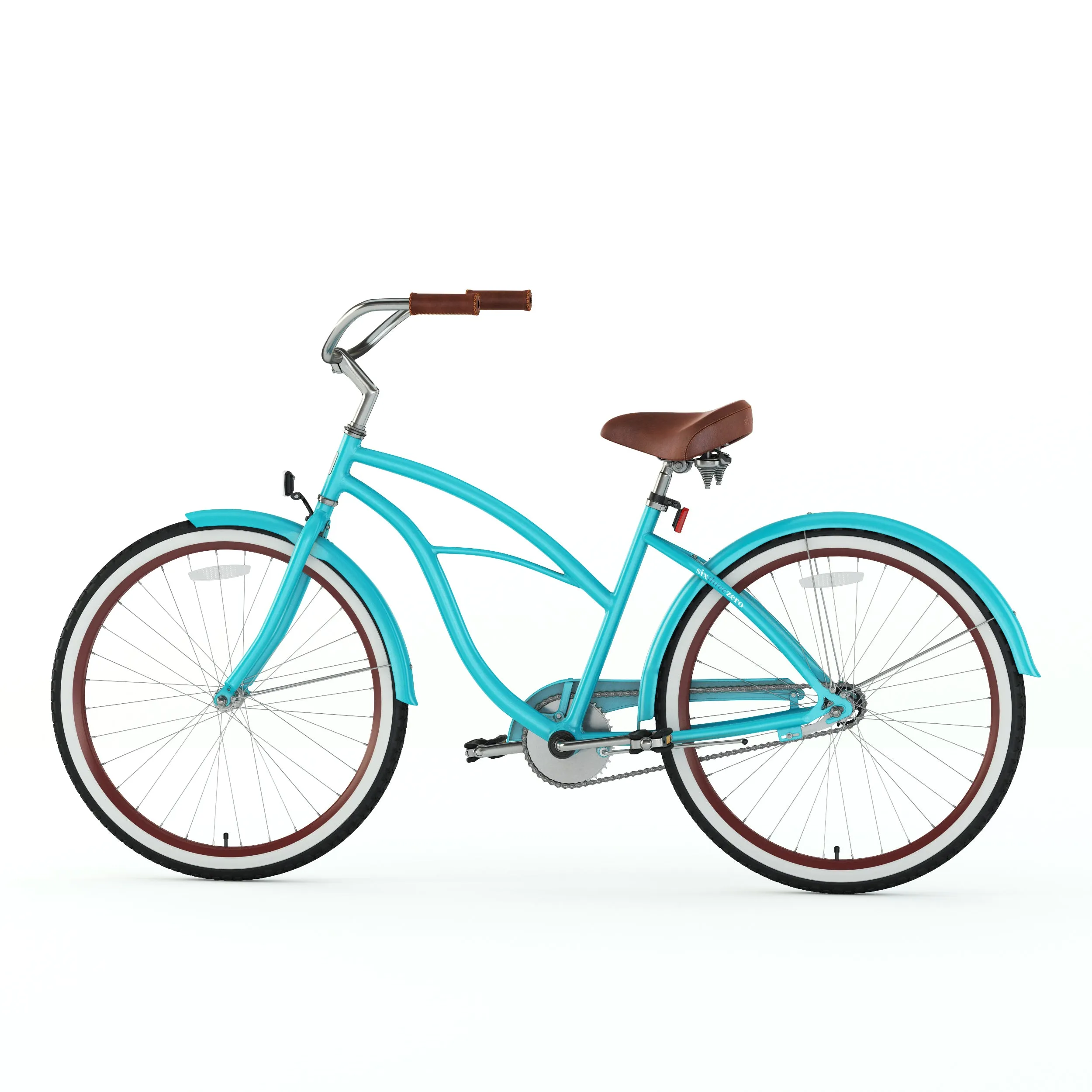 sixthreezero Teal Women's 26" 21 Speed Beach Cruiser Bicycle