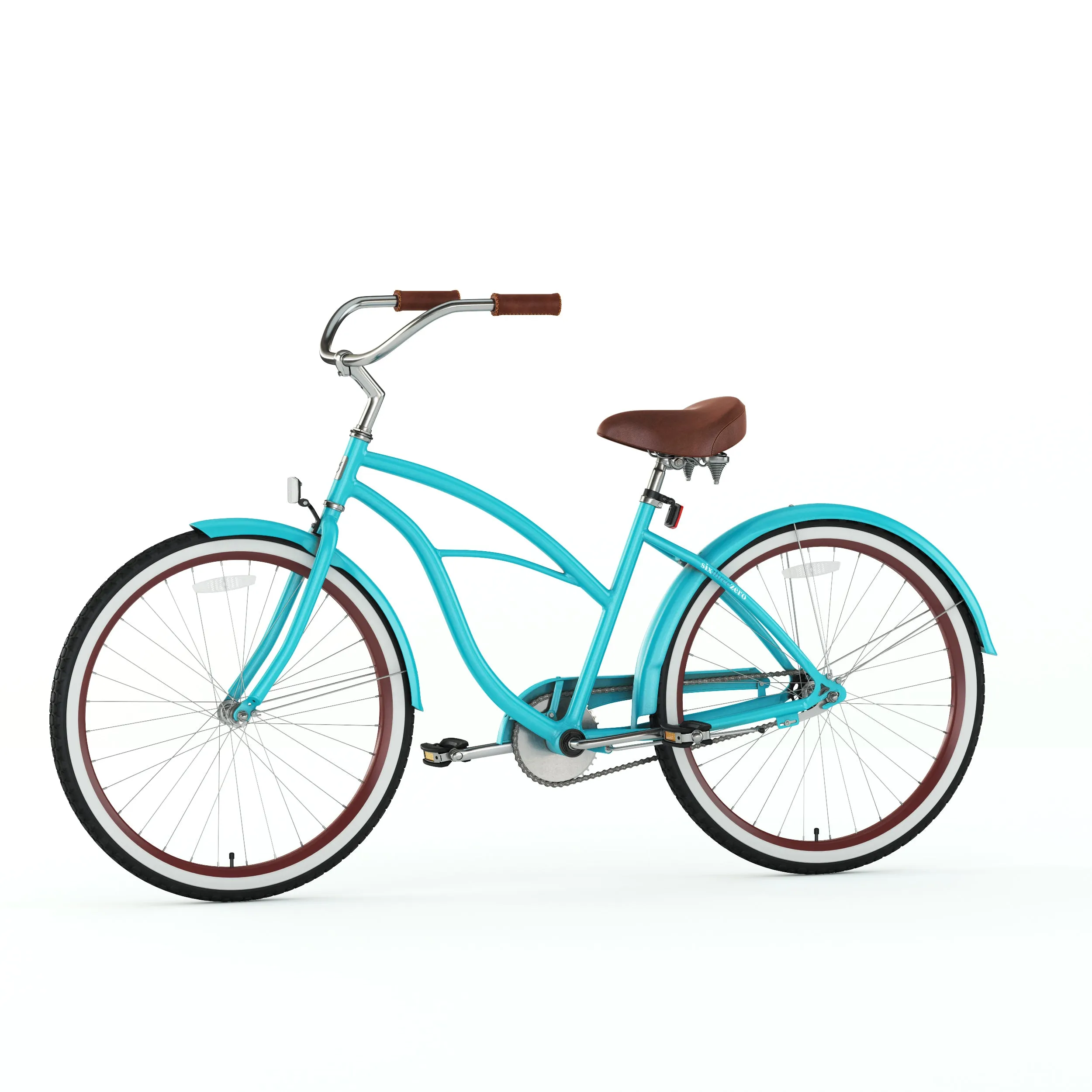 sixthreezero Teal Women's 26" 21 Speed Beach Cruiser Bicycle