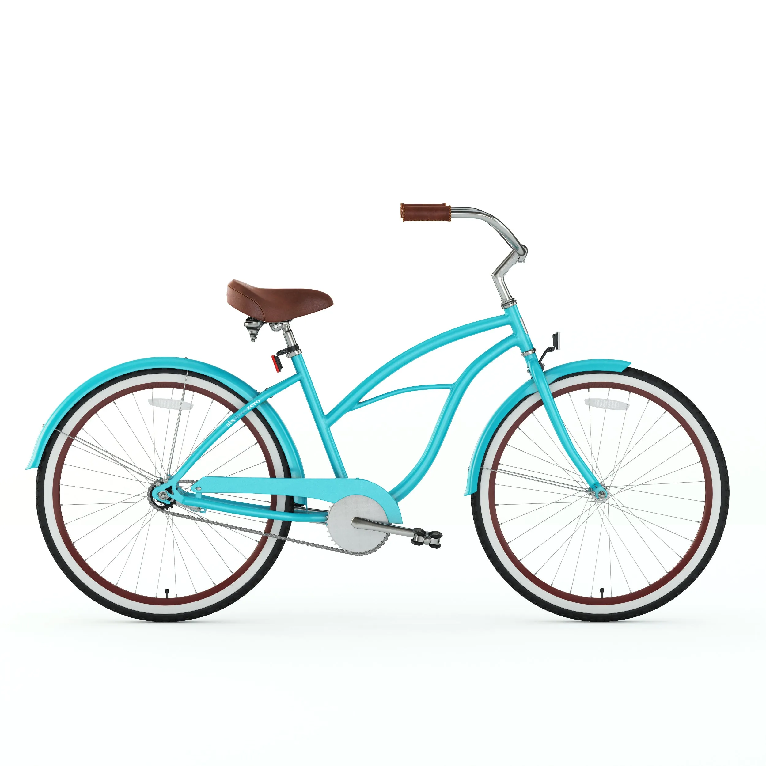 sixthreezero Teal Women's 26" 21 Speed Beach Cruiser Bicycle