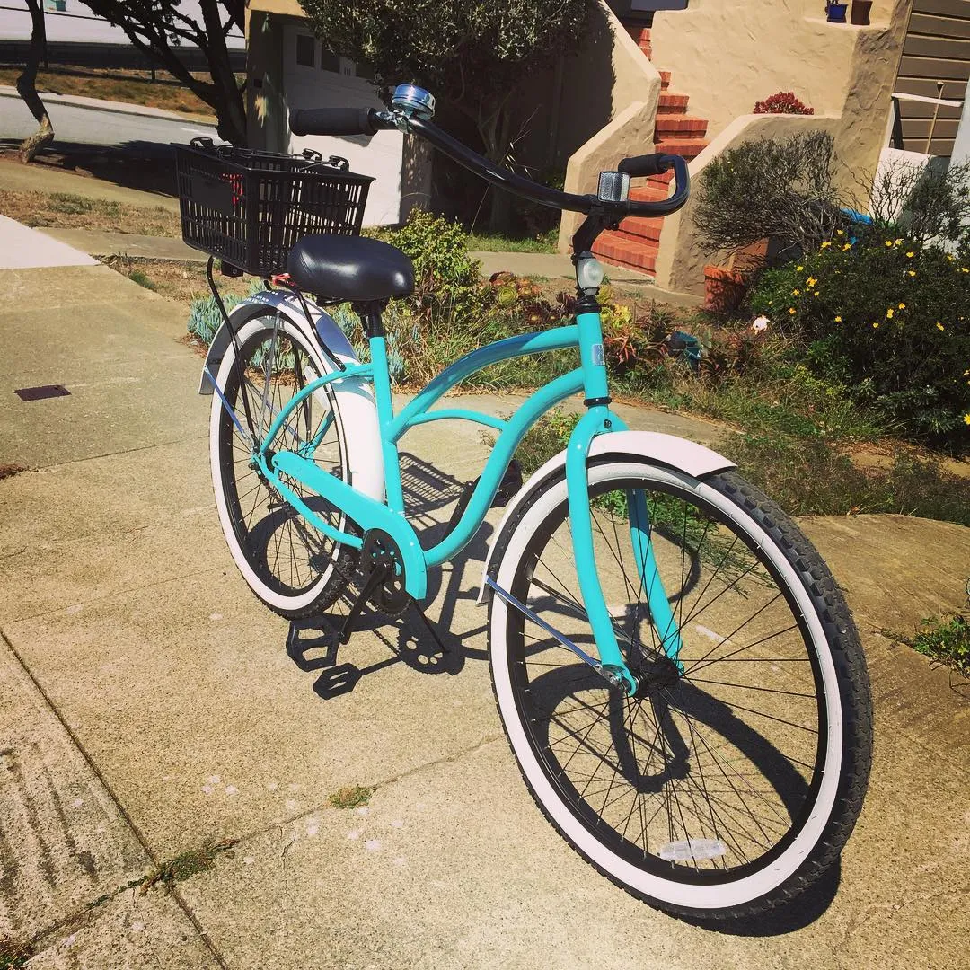 sixthreezero Teal Women's 26" 21 Speed Beach Cruiser Bicycle